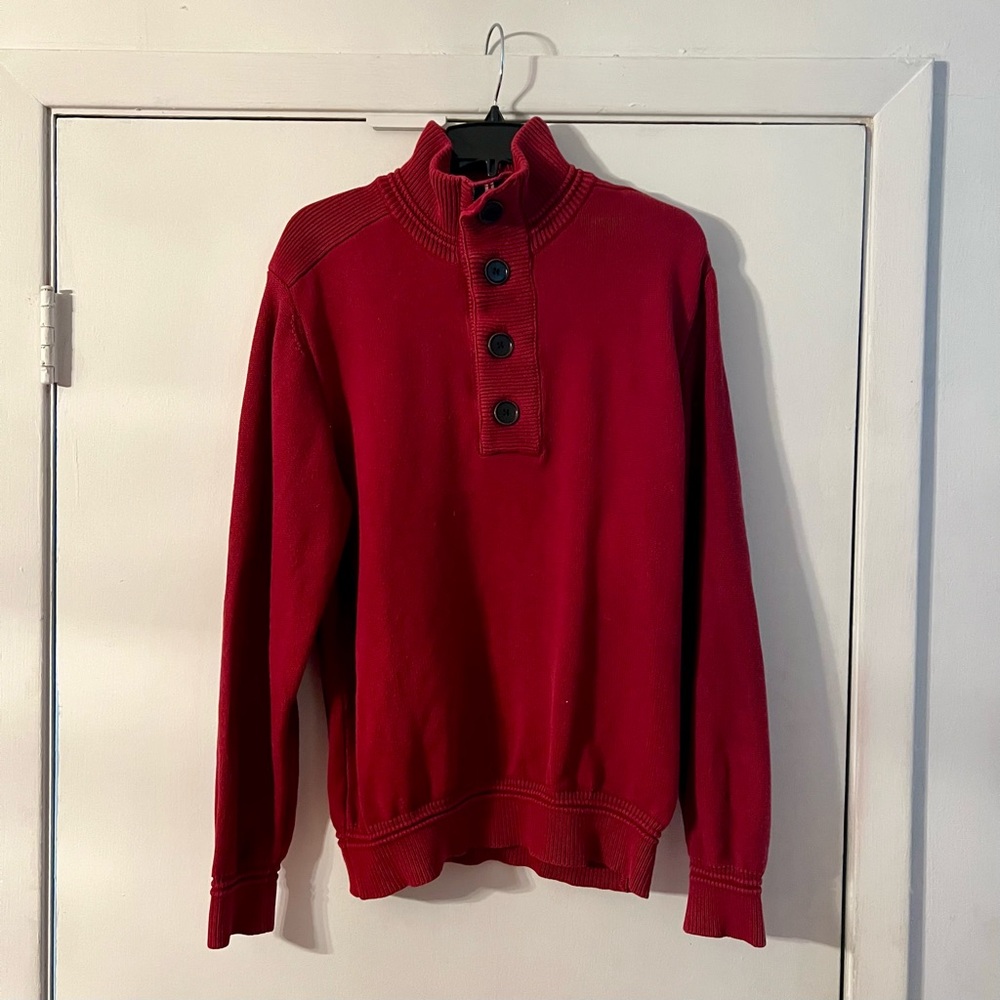 ⭐️Pierre Cardin Red Turtleneck Sweater